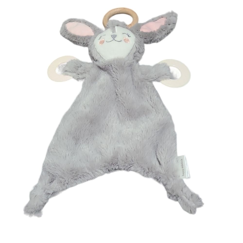 Lovey Bella Tunno Bunny Rabbit Baby Security Blanket TeetherPlush Pre-loved